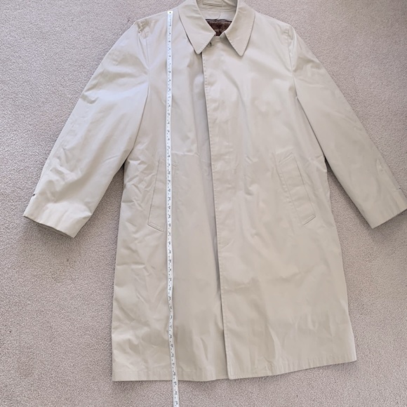 London Fog Vintage Heavy Plush Lined Trench Coat - Picture 13 of 17